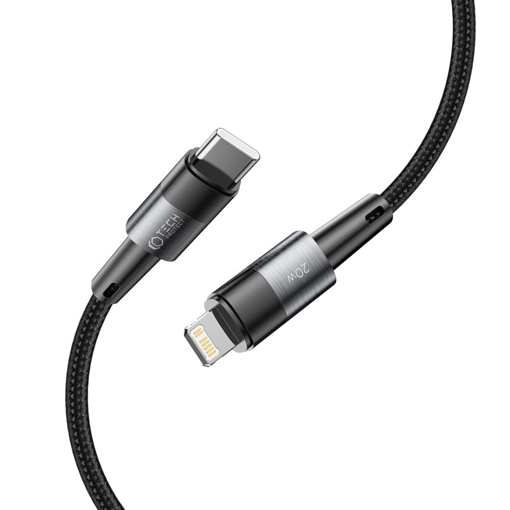 CÂBLE TECH-PROTECT ULTRABOOST LIGHTNING CABLE PD20W/3A 100CM GRIS