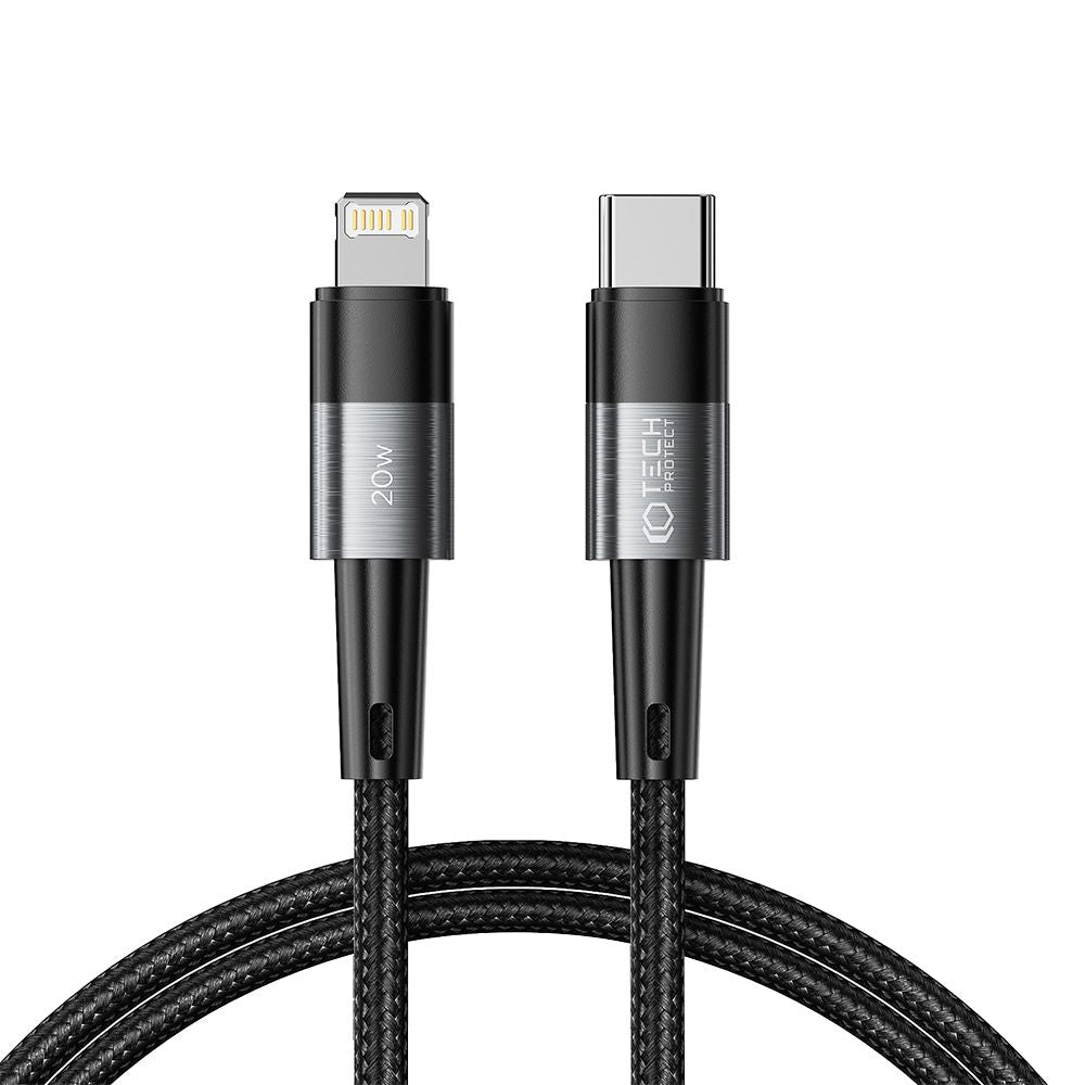 CÂBLE TECH-PROTECT ULTRABOOST LIGHTNING CABLE PD20W/3A 100CM GRIS