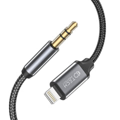 CÂBLE TECH-PROTECT ULTRABOOST LIGHTNING VERS AUX MINI JACK 3,5MM 100CM NOIR