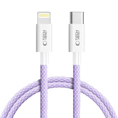 CÂBLE LIGHTNING TECH-PROTECT ULTRABOOST LITE PD27W/3A 100CM MAUVE