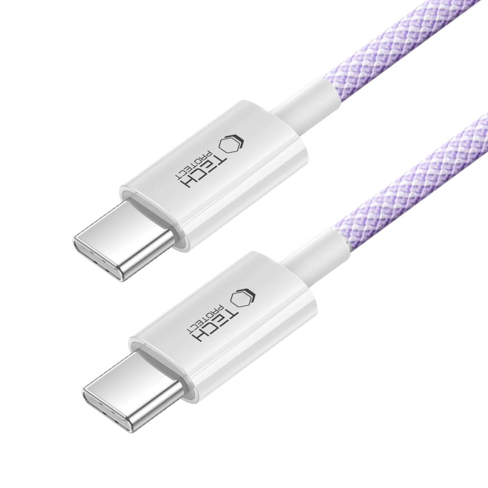 CÂBLE TECH-PROTECT ULTRABOOST LITE TYPE-C PD60W/3A 100CM MAUVE