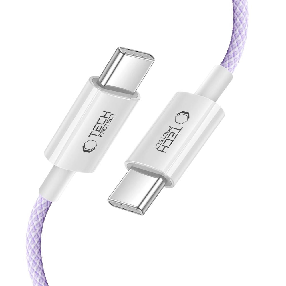CÂBLE TECH-PROTECT ULTRABOOST LITE TYPE-C PD60W/3A 100CM MAUVE