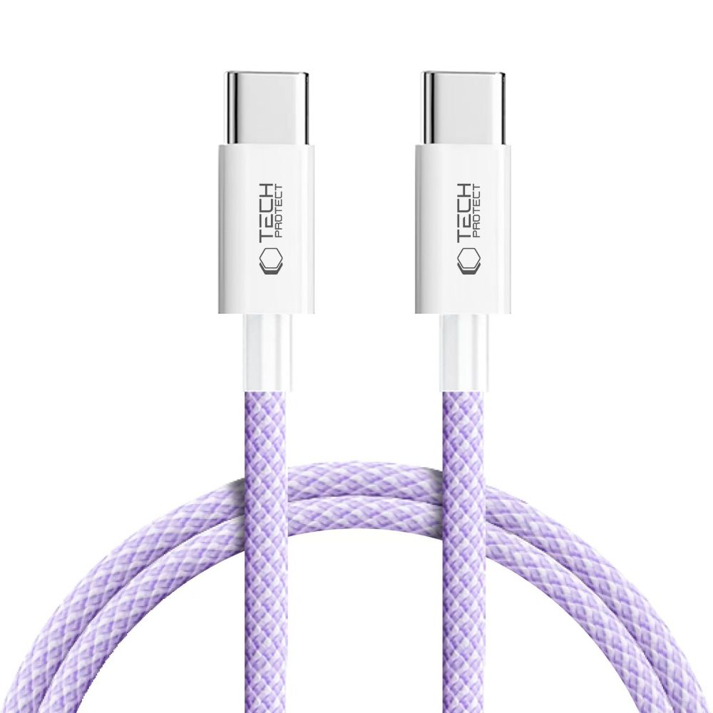CÂBLE TECH-PROTECT ULTRABOOST LITE TYPE-C PD60W/3A 100CM MAUVE