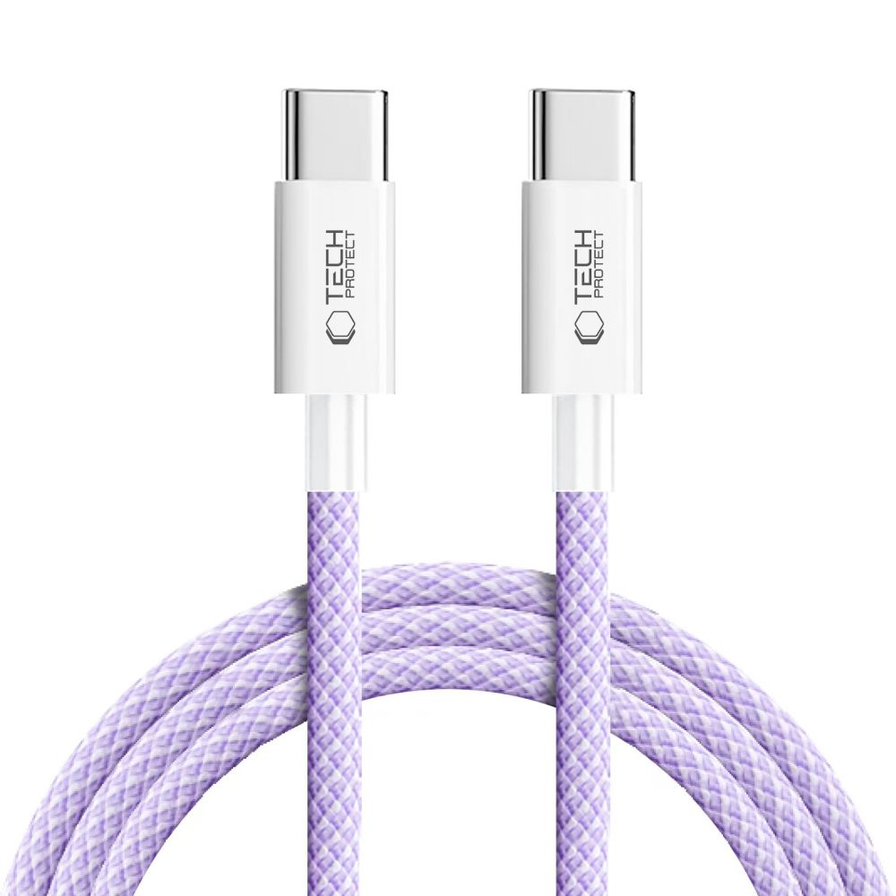 CÂBLE TECH-PROTECT ULTRABOOST LITE TYPE-C PD60W/3A 200CM MAUVE