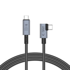 CÂBLE TECH-PROTECT ULTRABOOST MAX "L" USB 4.0 8K 40GBPS TYPE-C CÂBLE PD240W 150CM GRIS