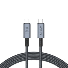 CÂBLE TECH-PROTECT ULTRABOOST MAX USB 4.0 8K 40GBPS TYPE-C CÂBLE PD240W 200CM GRIS