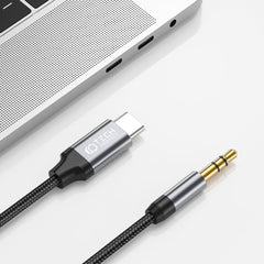 CÂBLE TECH-PROTECT ULTRABOOST TYPE-C À AUX MINI JACK 3,5MM CÂBLE 100CM NOIR
