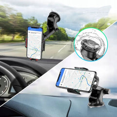SUPPORT DE TÉLÉPHONE POUR VOITURE TECH-PROTECT MONTAGE UNIVERSEL NOIR