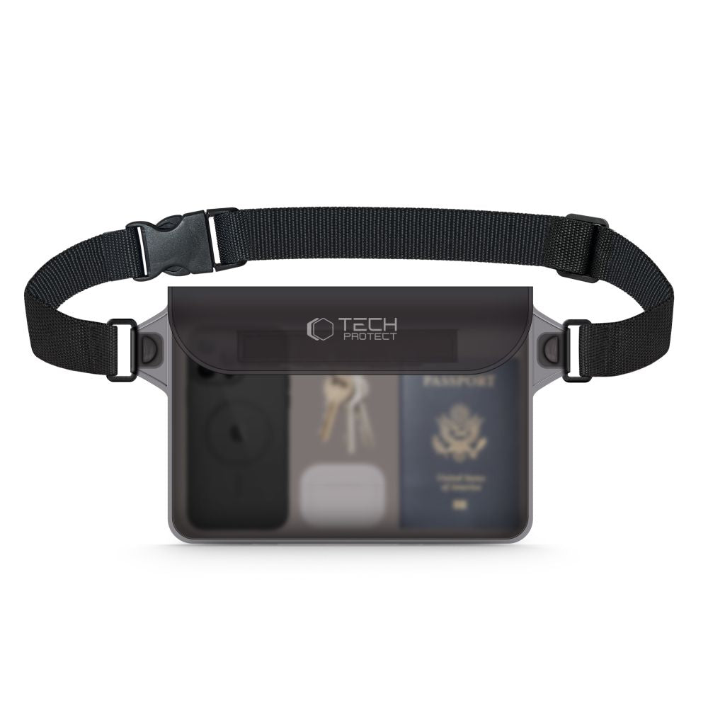TECH-PROTECT UWP10 HOUSSE ÉTANCHE UNIVERSELLE 10 POUCES NOIR/TRANSPARENT