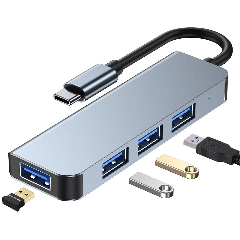 ADAPTATEUR TECH-PROTECT V1-HUB 4EN1 GRIS