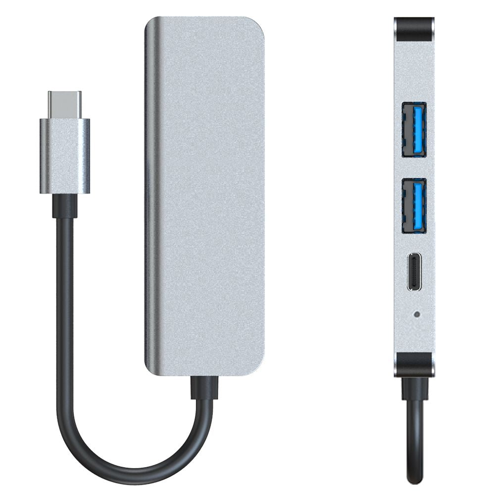 ADAPTATEUR TECH-PROTECT V2-HUB 4EN1 GRIS