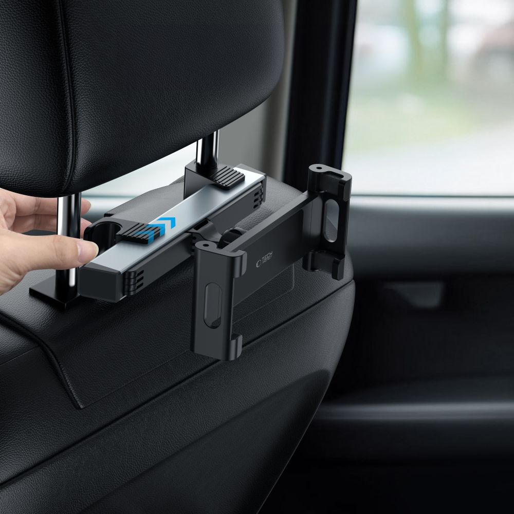 SUPPORT DE TÉLÉPHONE POUR VOITURE TECH-PROTECT V3 MONTAGE SUR APPUIE-HEAD NOIR