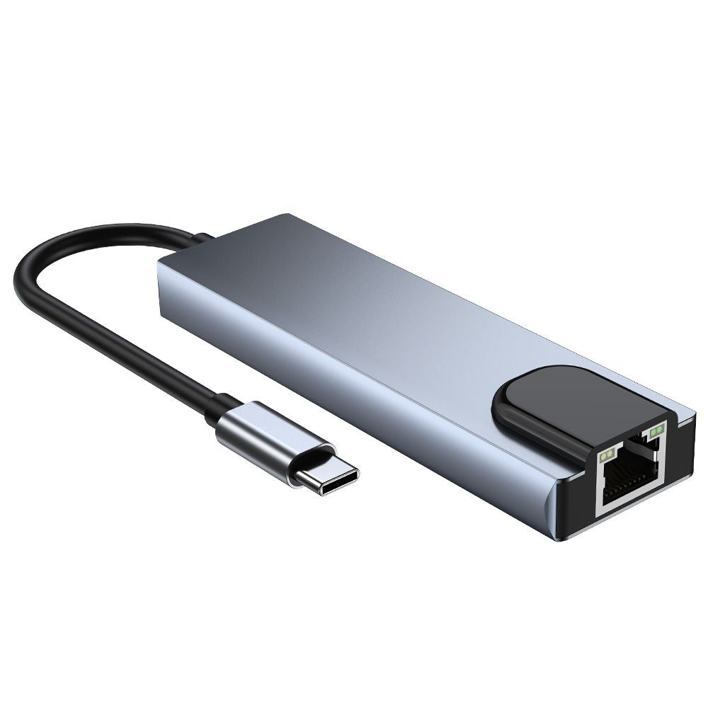 ADAPTATEUR TECH-PROTECT V3-HUB 5EN1 GRIS