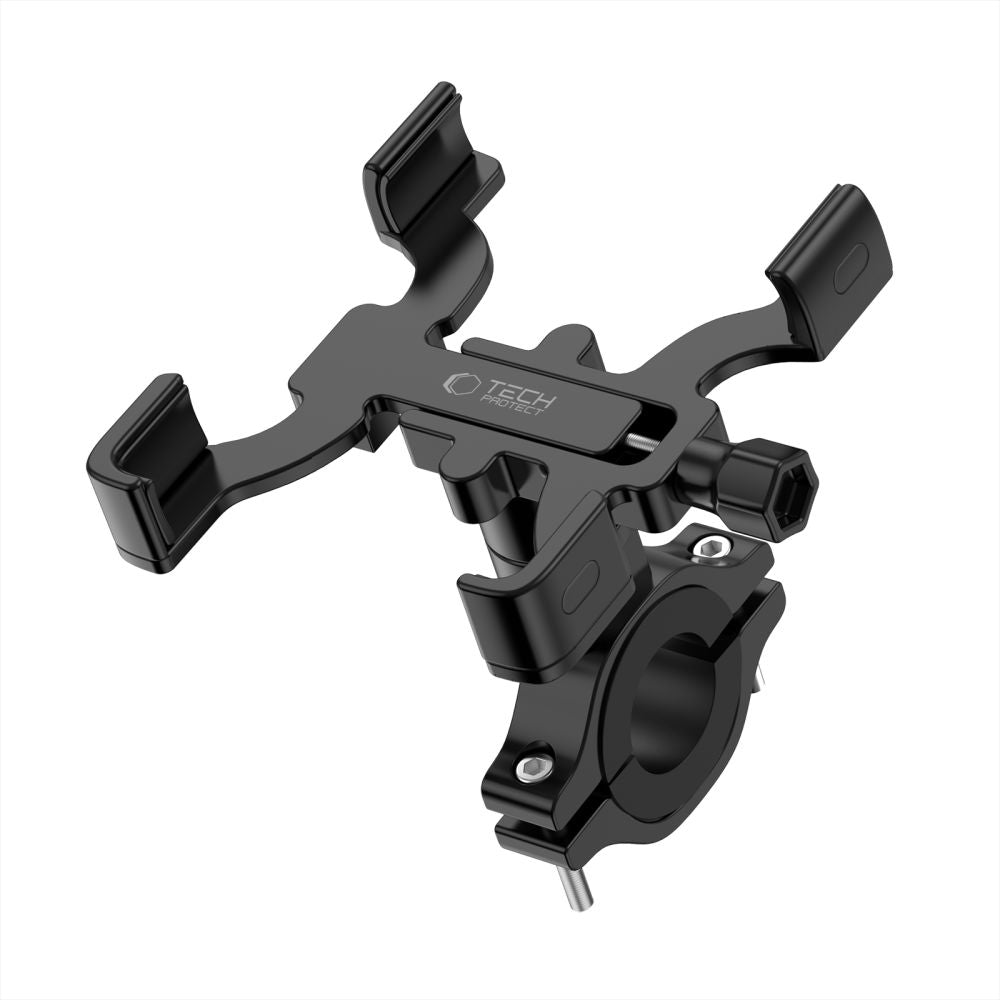 SUPPORT DE TÉLÉPHONE MOBILE POUR VÉLO TECH-PROTECT V3 MONTAGE UNIVERSEL NOIR