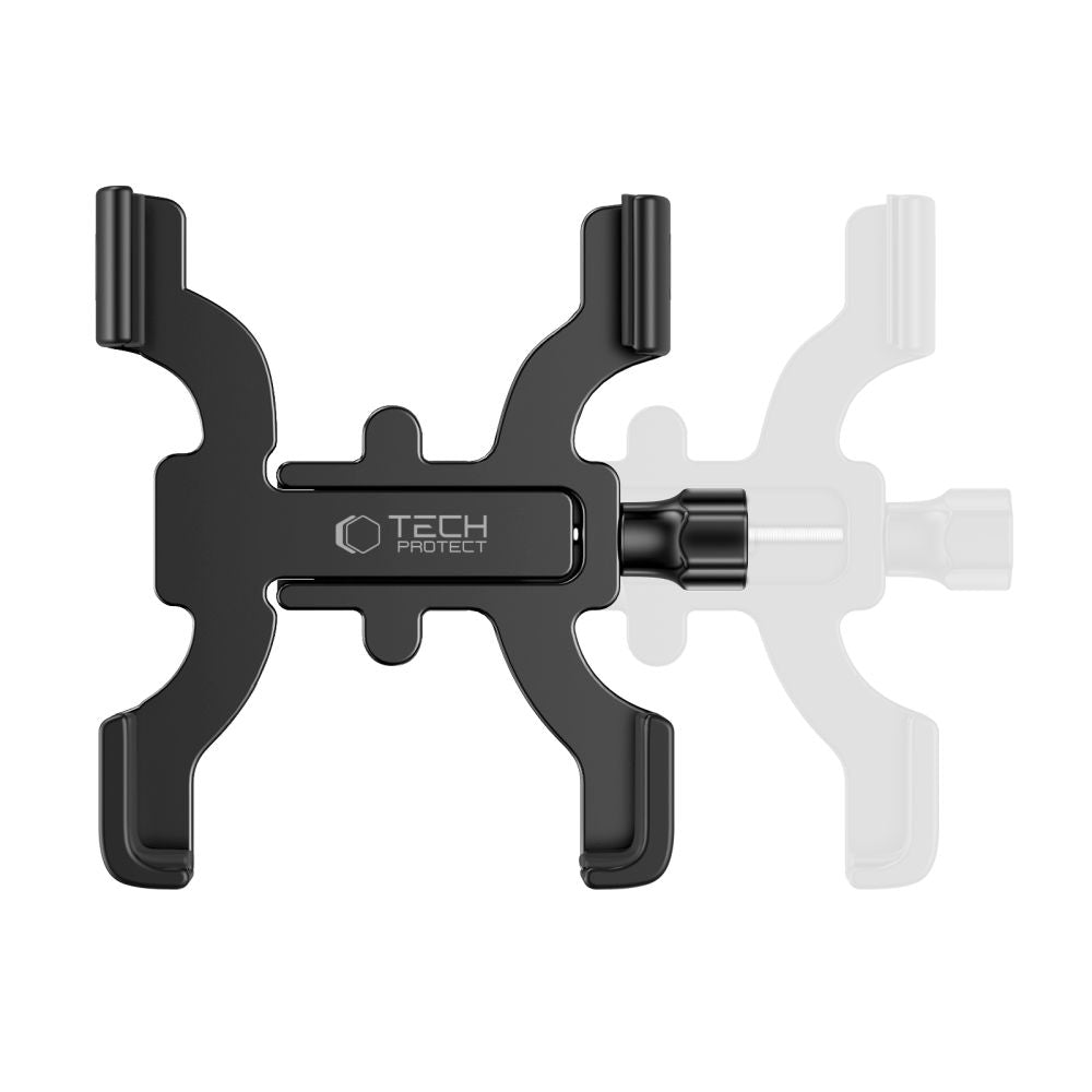 SUPPORT DE TÉLÉPHONE MOBILE POUR VÉLO TECH-PROTECT V3 MONTAGE UNIVERSEL NOIR