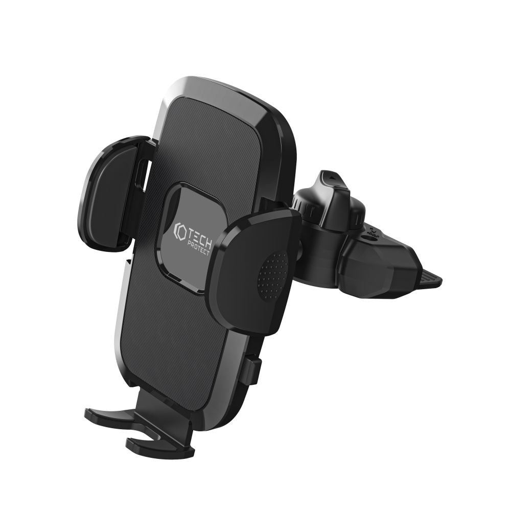 SUPPORT DE TÉLÉPHONE MOBILE POUR VOITURE TECH-PROTECT V3 MONTAGE CD UNIVERSEL NOIR