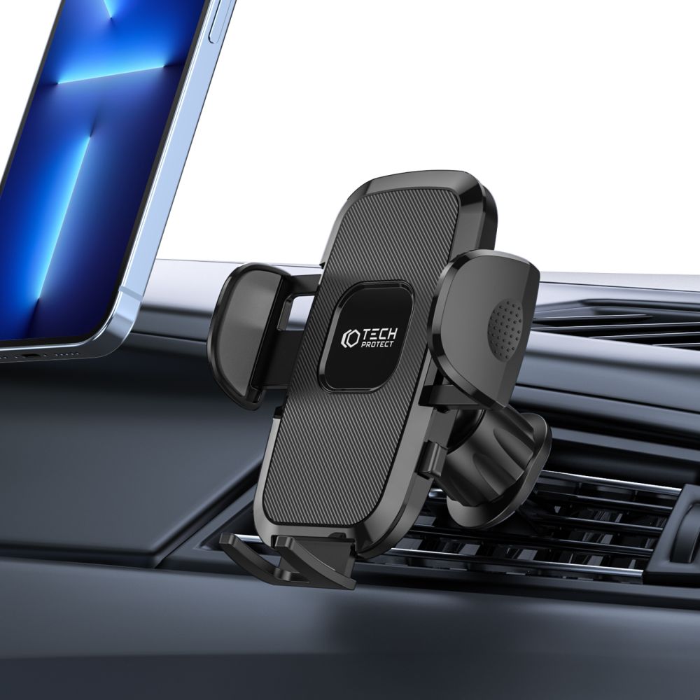 SUPPORT DE TÉLÉPHONE MOBILE POUR VOITURE TECH-PROTECT V3 MONTAGE VENTILATION NOIR