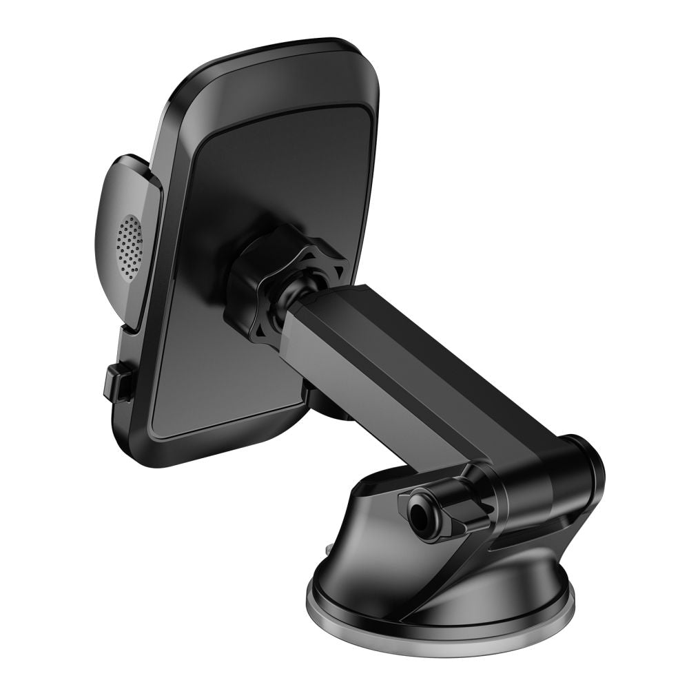 SUPPORT DE TÉLÉPHONE MOBILE POUR VOITURE TECH-PROTECT V3 UNIVERSEL MONTAGE SUR PARABRISE ET TABLEAU DE BORD NOIR