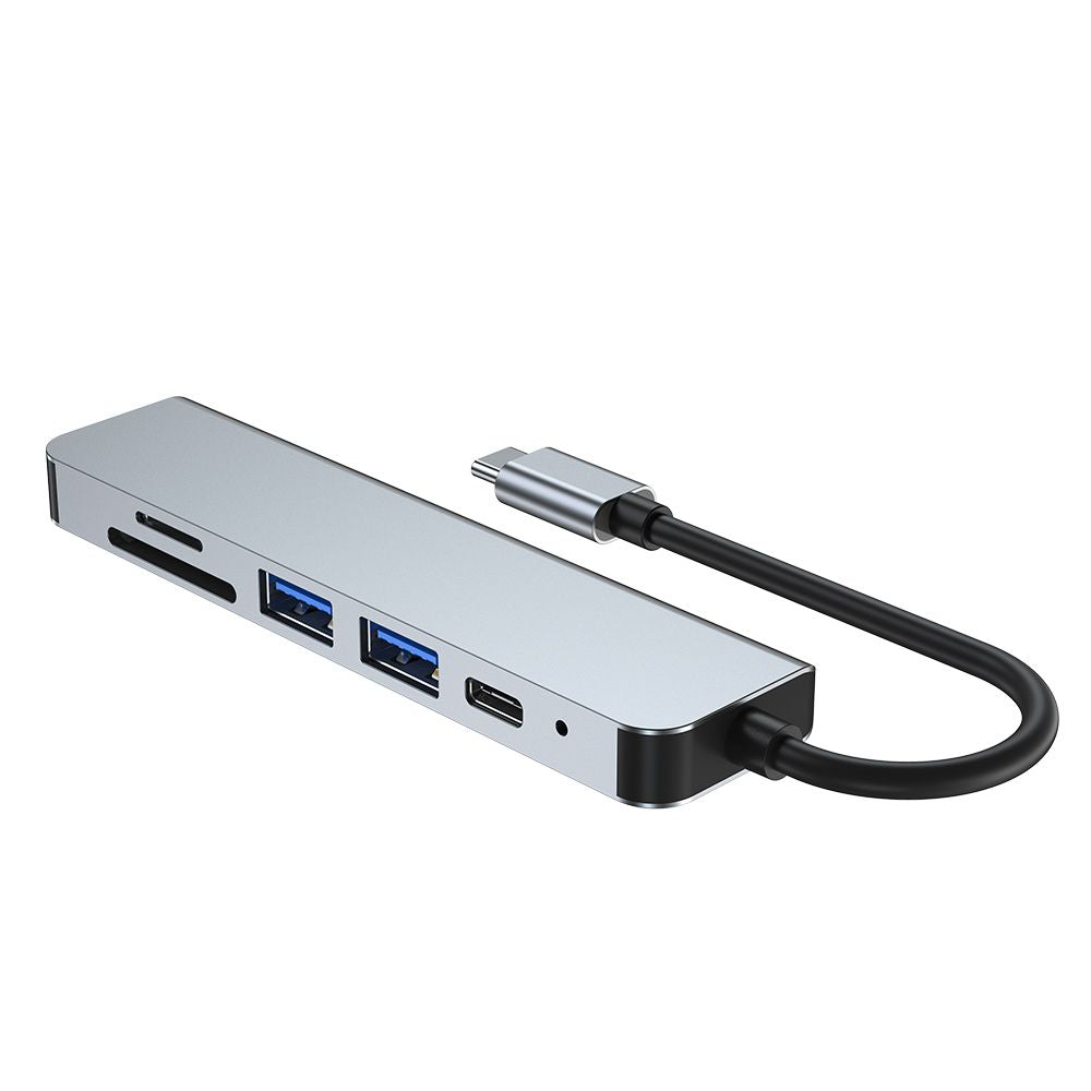 ADAPTATEUR TECH-PROTECT V4-HUB 6EN1 GRIS