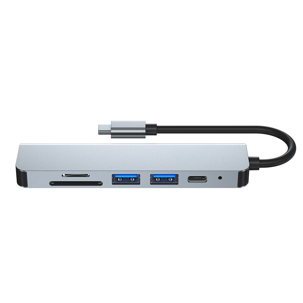 ADAPTATEUR TECH-PROTECT V4-HUB 6EN1 GRIS