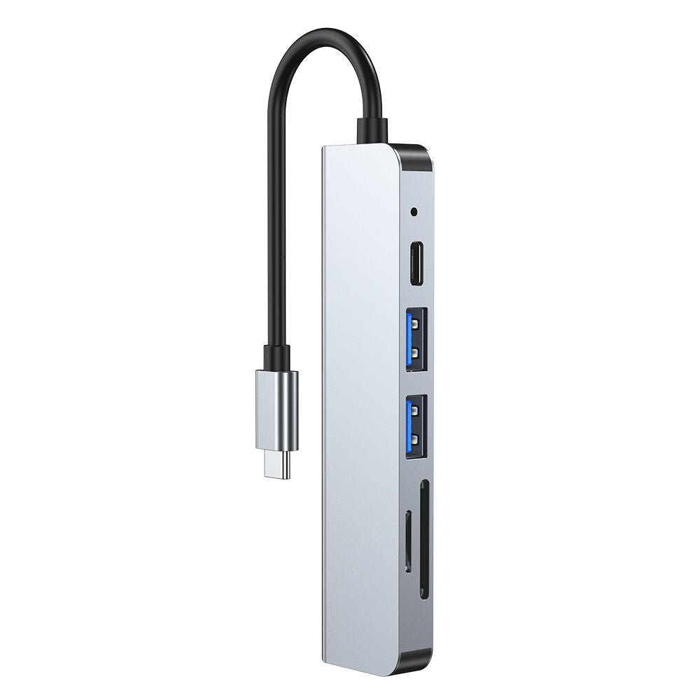 ADAPTATEUR TECH-PROTECT V4-HUB 6EN1 GRIS
