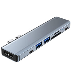 ADAPTATEUR TECH-PROTECT V5-HUB 7EN1 GRIS