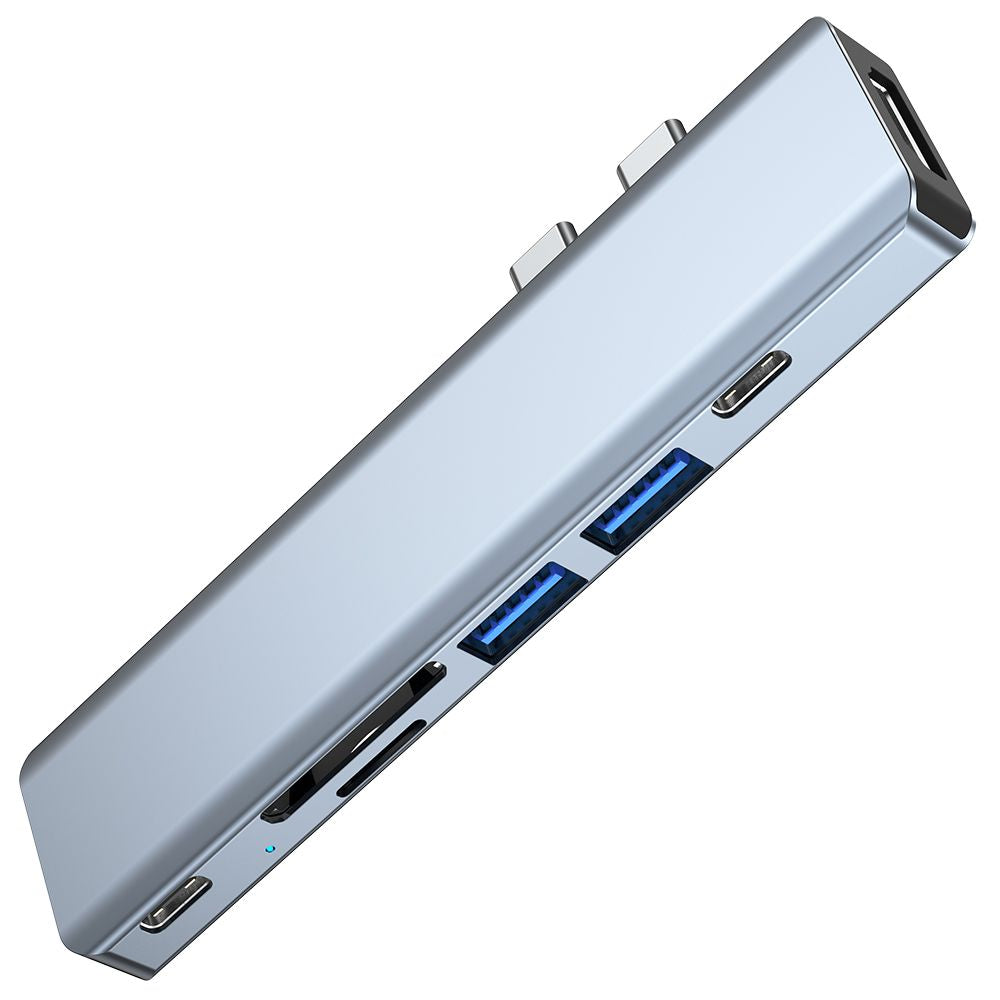 ADAPTATEUR TECH-PROTECT V5-HUB 7EN1 GRIS