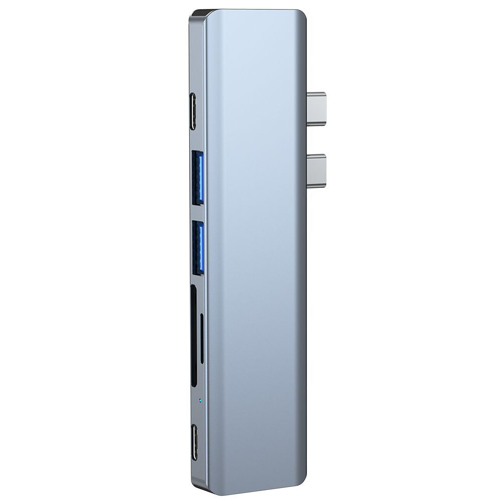 ADAPTATEUR TECH-PROTECT V5-HUB 7EN1 GRIS