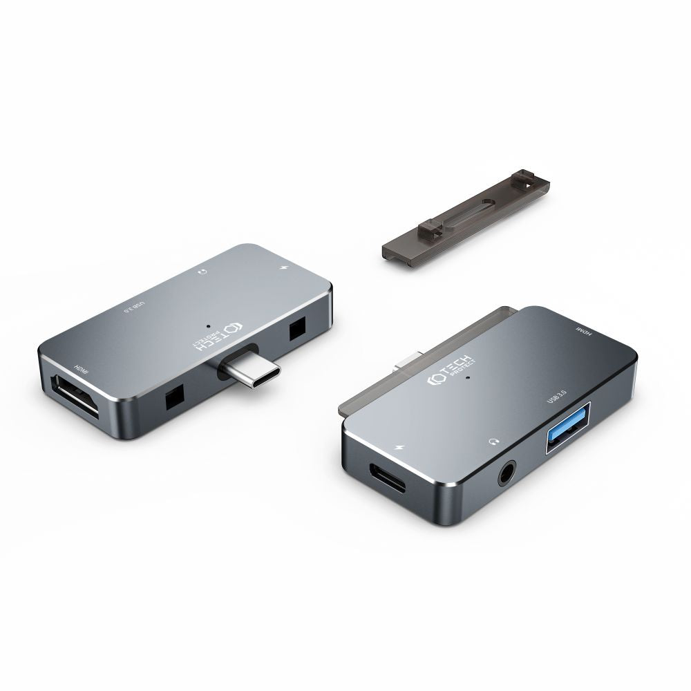 ADAPTATEUR TECH-PROTECT V6-HUB 4EN1 GRIS