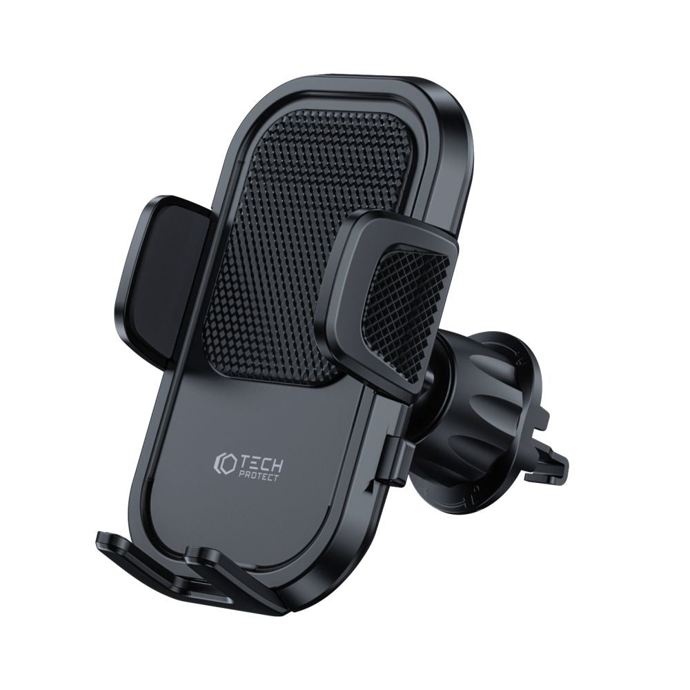 SUPPORT DE TÉLÉPHONE MOBILE POUR VOITURE TECH-PROTECT V6 MONTAGE SUR TABLEAU DE BORD ET VENTILATION NOIR