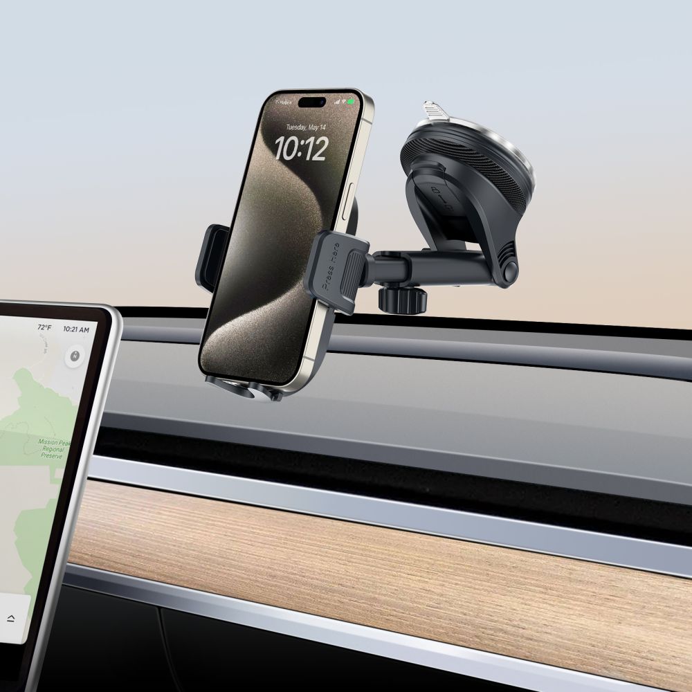 SUPPORT DE TÉLÉPHONE POUR VOITURE SUPPORT DE TÉLÉPHONE POUR VOITURE TECH-PROTECT V7 MONTAGE SUR TABLEAU DE BORD ET VENTILATION NOIR
