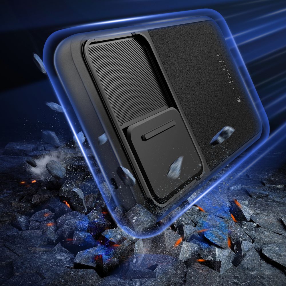 COUVERTURE TECH-PROTECT VELAR CAM+ GALAXY A55 5G NOIR