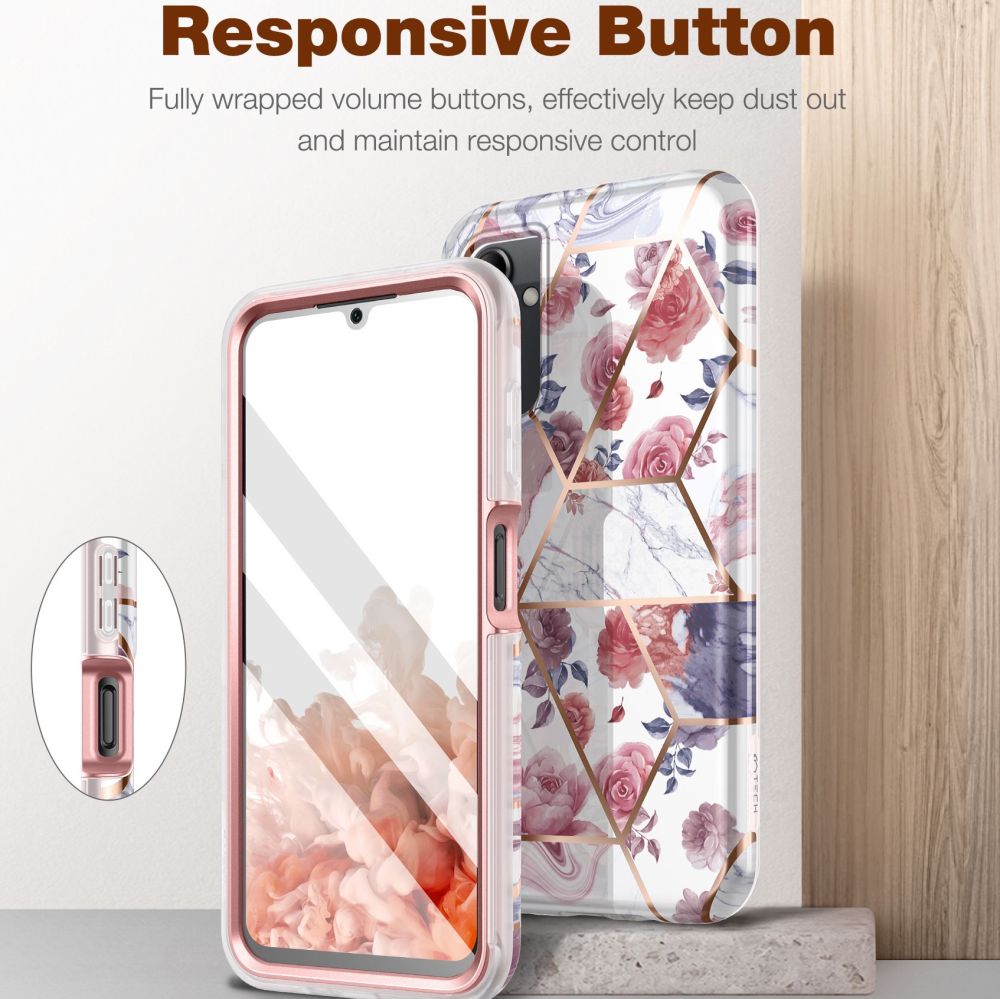 COUVERTURE TECH-PROTECT VELAR GALAXY A14 5G MARBRE