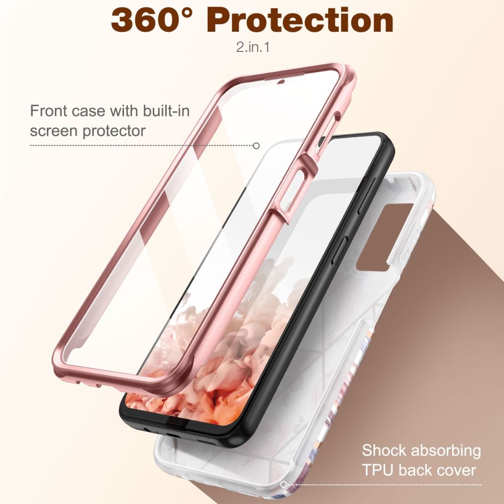 COUVERTURE TECH-PROTECT VELAR GALAXY A14 5G MARBRE
