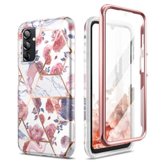 COUVERTURE TECH-PROTECT VELAR GALAXY A14 5G MARBRE