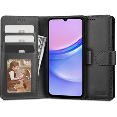 COUVERTURE DE LIVRE TECH-PROTECT WALLET GALAXY A15 4G / 5G NOIR