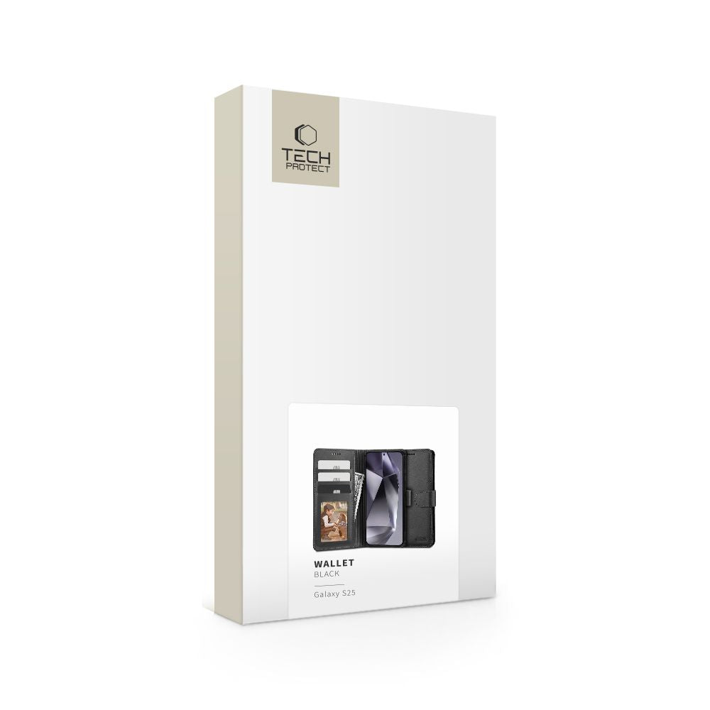 PORTefeuille TECH-PROTECT GALAXY S25 NOIR