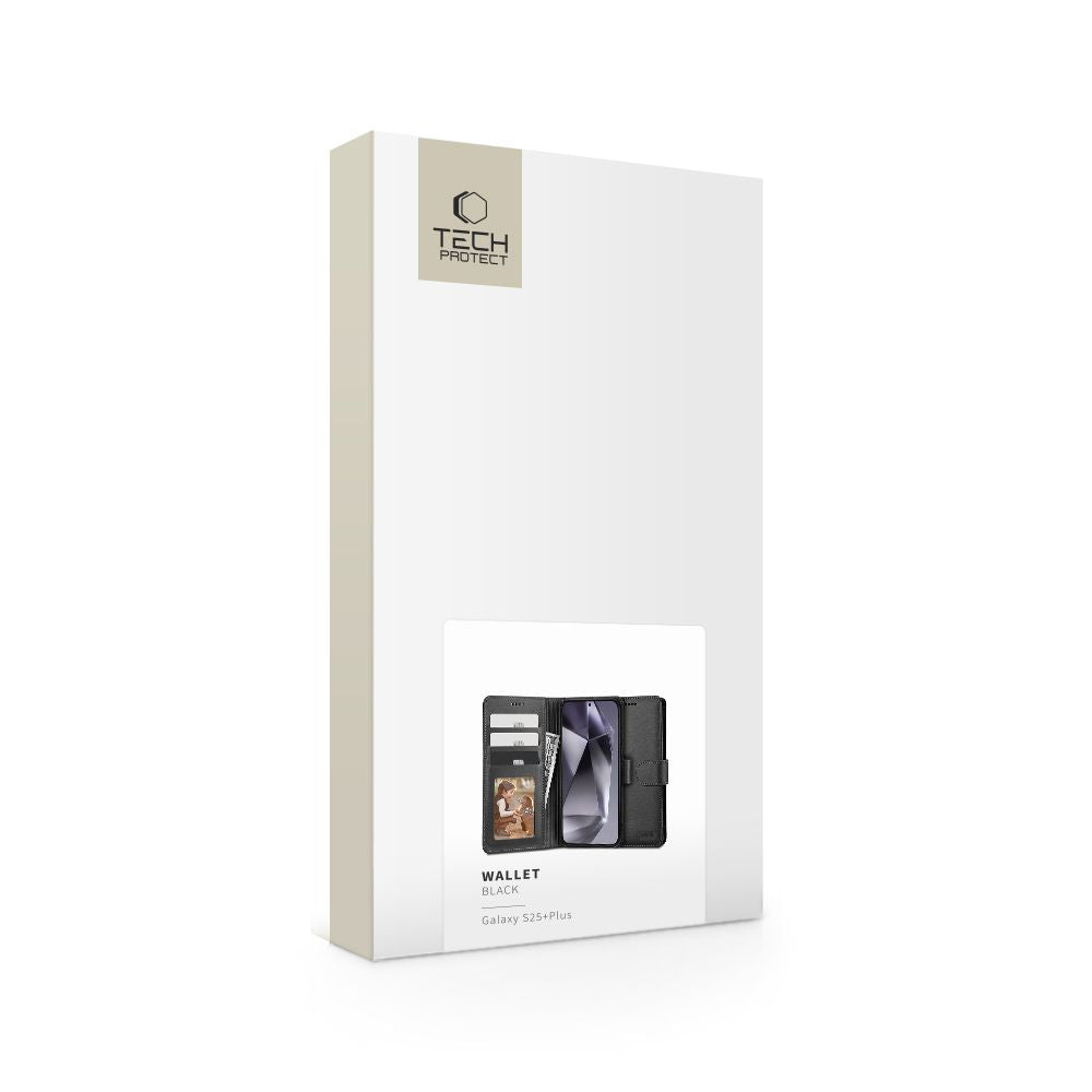 PORTefeuille TECH-PROTECT GALAXY S25+ PLUS NOIR