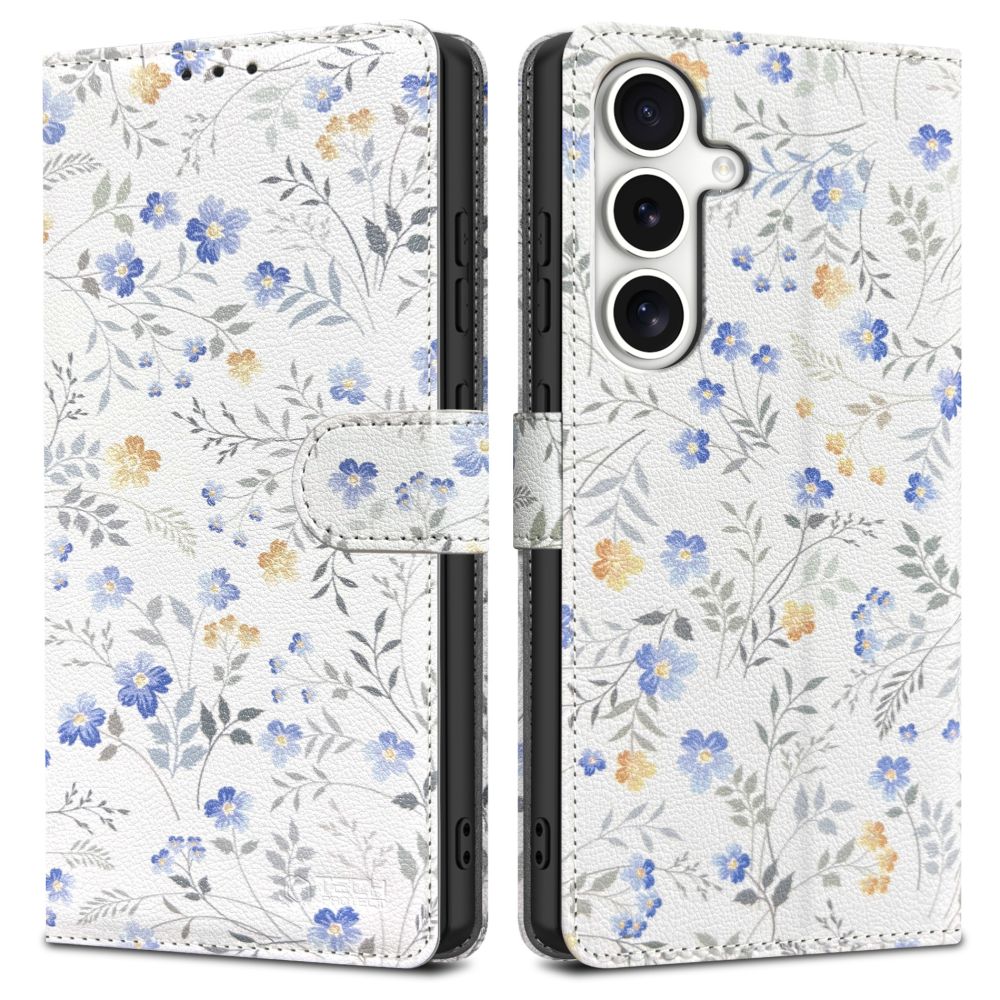 PORTefeuille TECH-PROTECT GALAXY S25 FLEURS DE PRINTEMPS