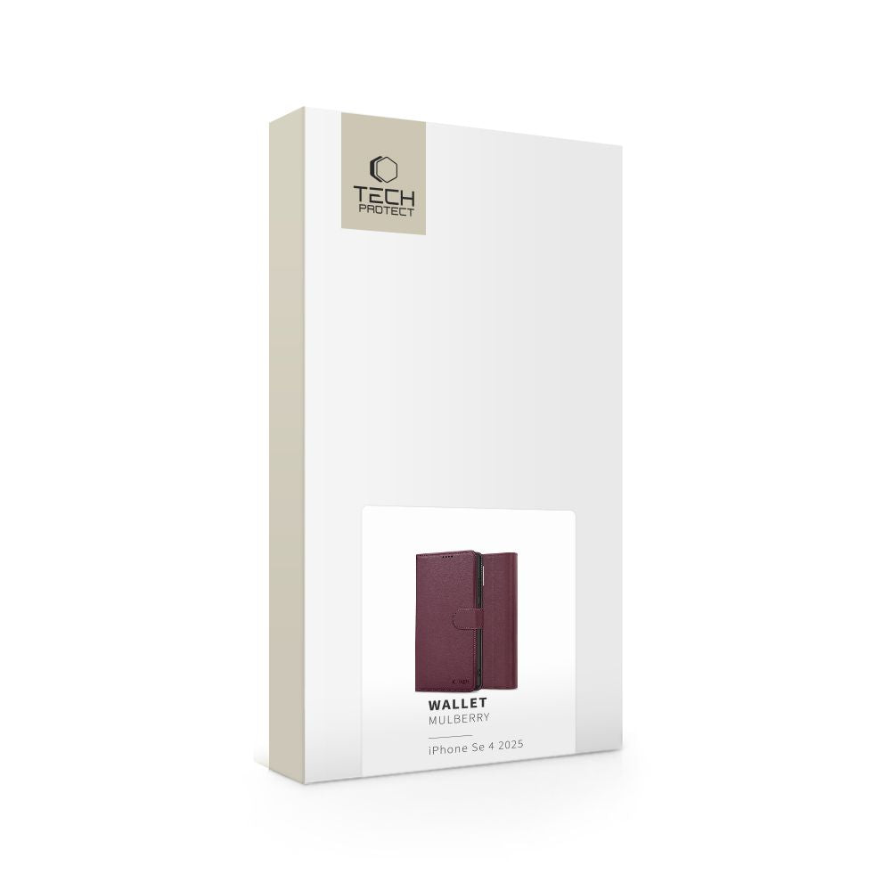 COUVERTURE TECH-PROTECT PORTEFEUILLE IPHONE 16E MULBERRY