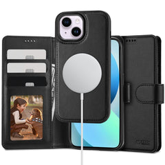 COUVERTURE DE LIVRE TECH-PROTECT WALLET MAGSAFE IPHONE 13 NOIR
