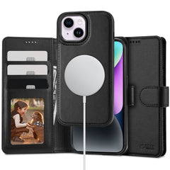 COUVERTURE DE LIVRE TECH-PROTECT WALLET MAGSAFE IPHONE 15 NOIR