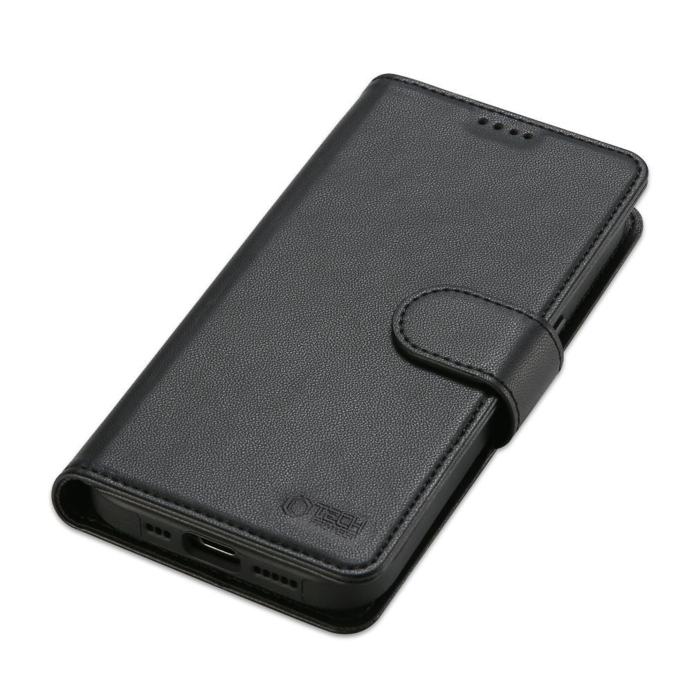 COQUE POUR IPHONE 16 TECH-PROTECT WALLET MAGSAFE NOIRE