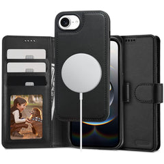 PORTefeuille TECH-PROTECT MAGSAFE IPHONE 16E NOIR MAT