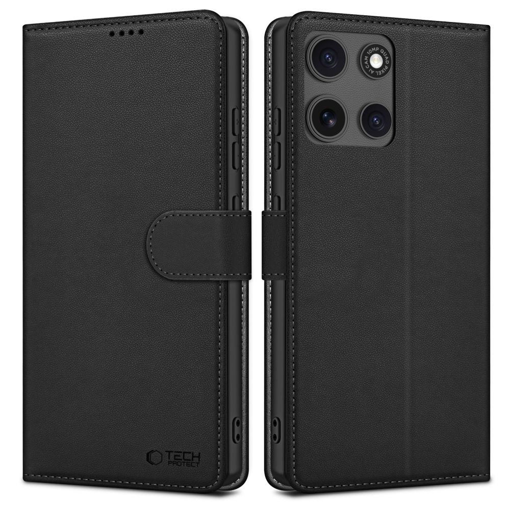 COQUE TECH-PROTECT WALLET MOTOROLA MOTO G15 / G15 POWER NOIR MATTE