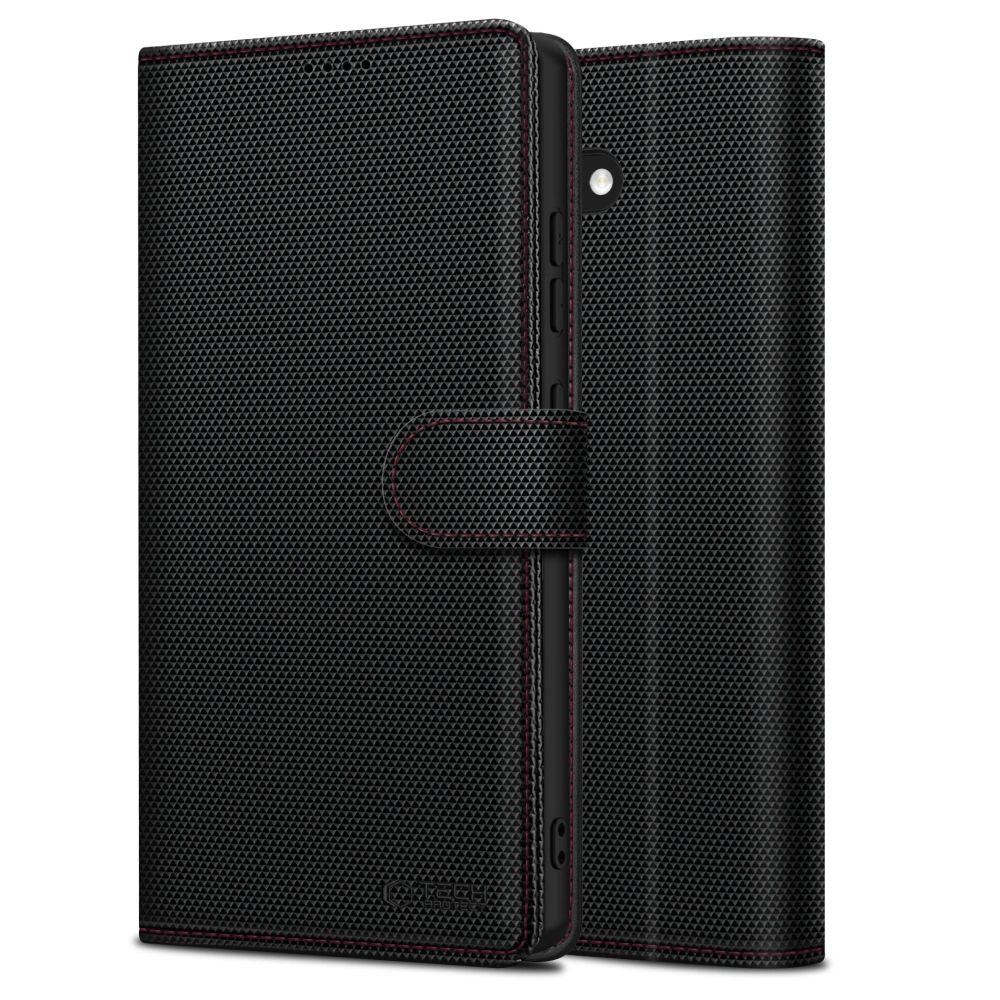 COQUE TECH-PROTECT WALLET RS IPHONE 16E NOIR/ROUGE