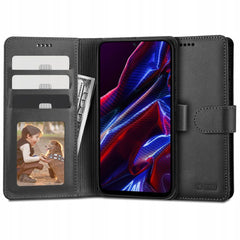 COUVERTURE DE LIVRE TECH-PROTECT WALLET XIAOMI REDMI NOTE 12 / POCO X5 5G NOIR