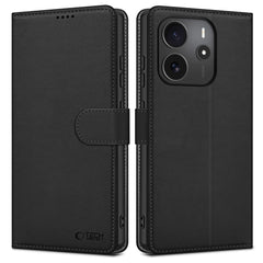 TECH-PROTECT PORTEFEUILLE XIAOMI REDMI NOTE 14 4G / LTE NOIR MATTE