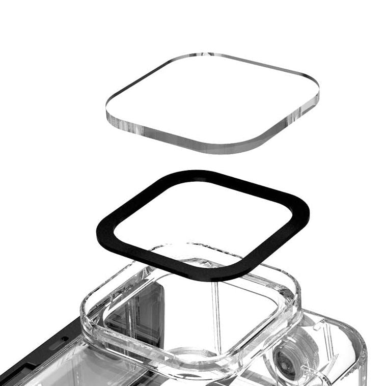 COQUE ÉTANCHE TECH-PROTECT WATERPROOFCASE GOPRO HERO 9 / 10 / 11 TRANSPARENTE