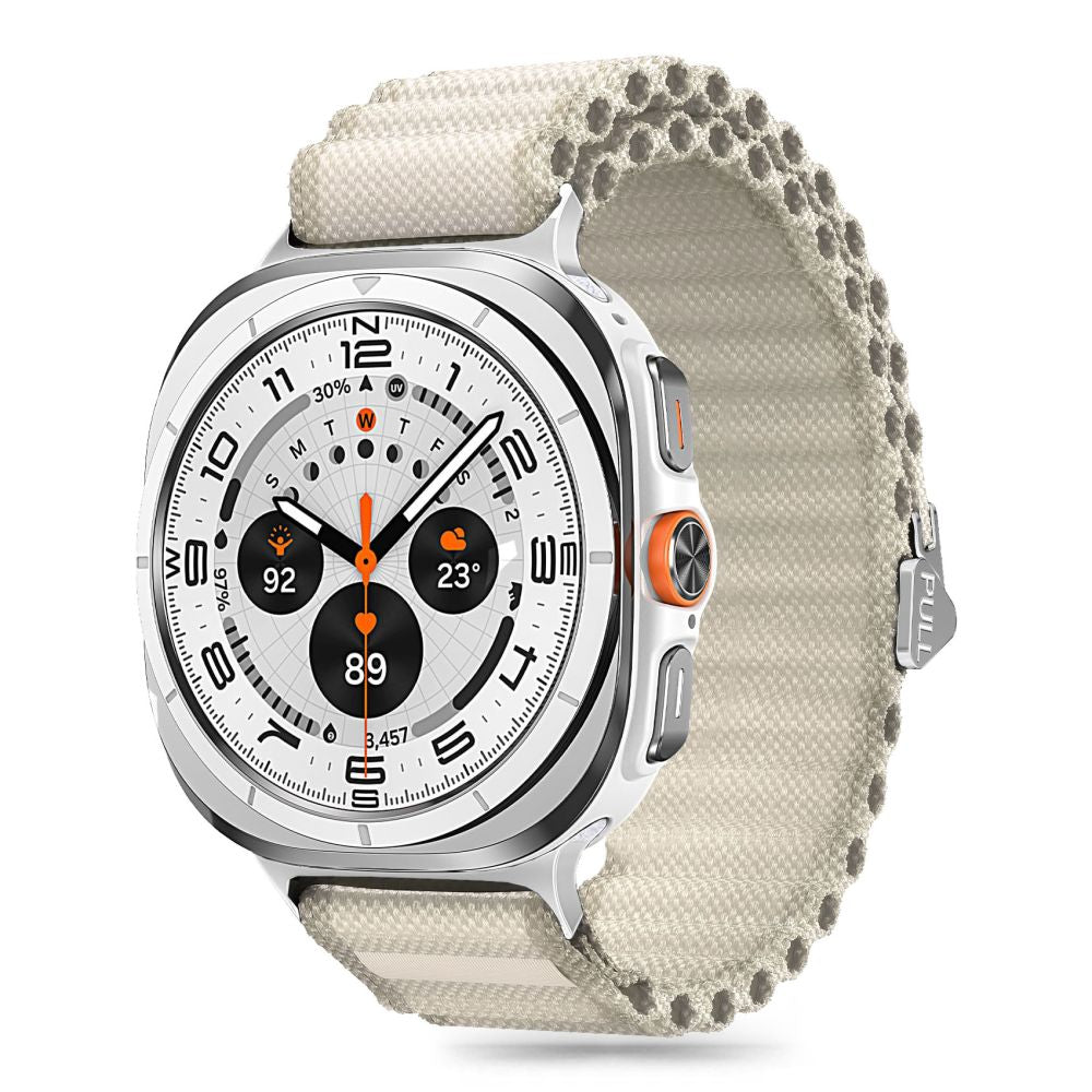 BRACELET TECH-PROTECT WEAVE PRO SAMSUNG GALAXY WATCH ULTRA (47 MM) CRAYON BLANC